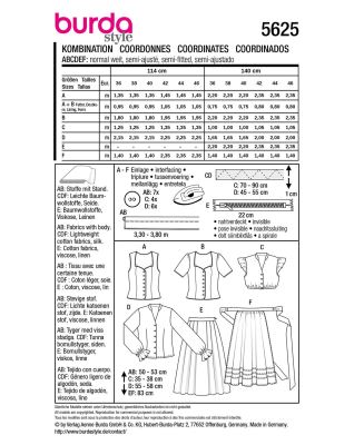 Cut for women's set in size 36-46 5625 (1)