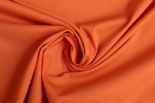 Cotton canvas in orange color 03121/036