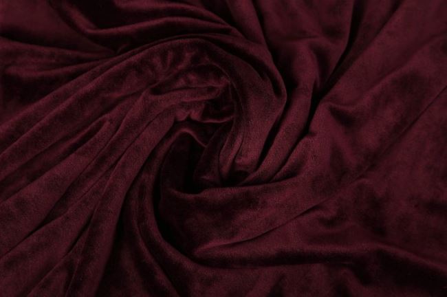 Clothing velvet in burgundy color 03314/019
