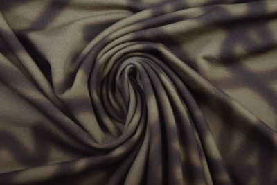 Combed French Terry tracksuit in khaki color with abstract print 211707/0002 (3)