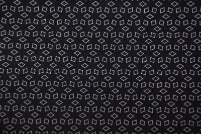 Patterned knit Punto di Prada in black with small geometric print DS-GL17