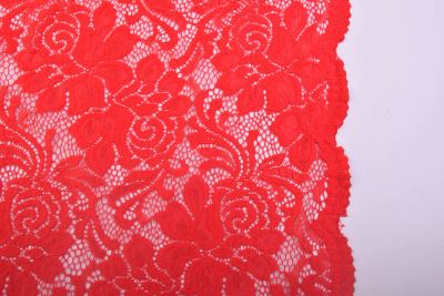 Lace in red with flower motif CCHB-738/2 (3)