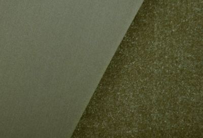 Combed functional knit in khaki color with shine MOR0096