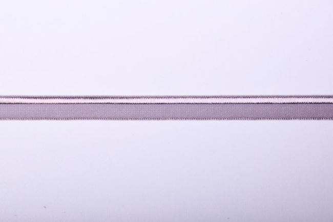 Edging elastic in dark beige color, 1 cm wide 43630