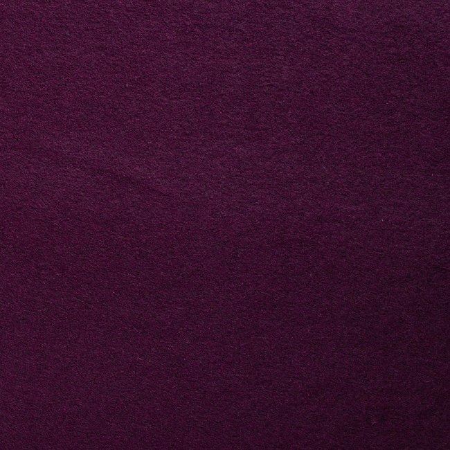 Boiled wool in burgundy color 00669/019