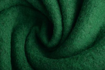 Boiled wool in green color 2099/309 (2)
