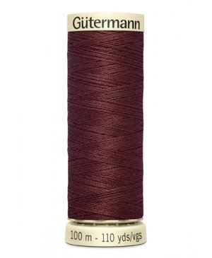 Universal sewing thread Gütermann in dark red color 174