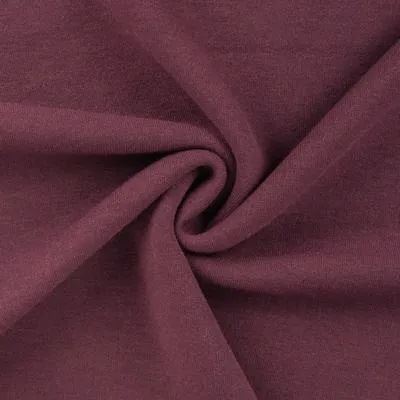 Double-sided knitted fabric in burgundy color Q22505-190R (2)