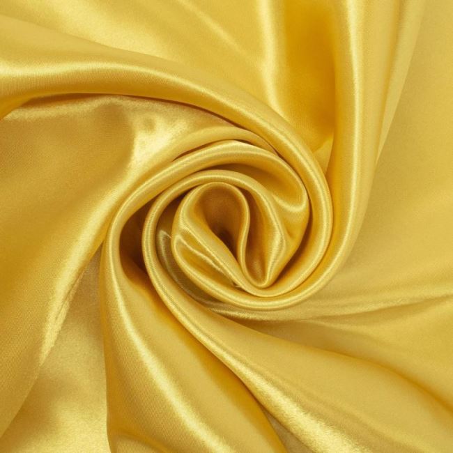 Satin in yellow color 0141/570
