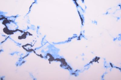 Functional knitwear in white with blue marble print CS15039A (2)