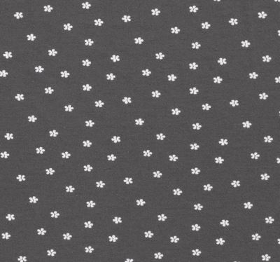 Cotton knit in gray with flower print 21501/168 Cotton knit in gray with flower print 21501/168