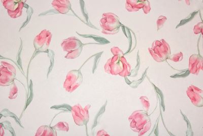 Venezia functional knitwear in cream color with tulip digital print Z0151 (2)