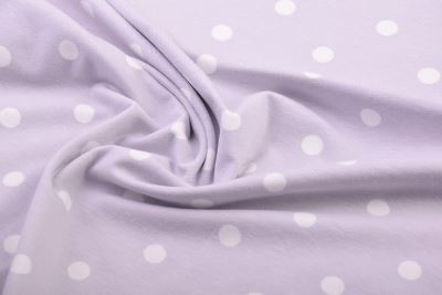 Cotton knit in gray with polka dot print 11810/061 (3)