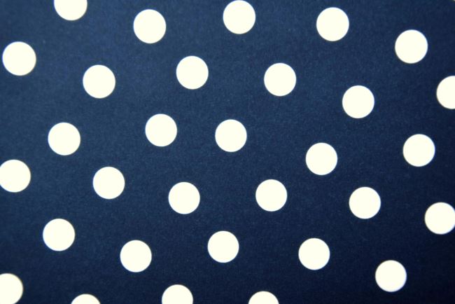 Softshell in dark blue color with white polka dot pattern PL9589C155-9