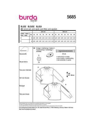 Long sleeve shirt cut in size 36-48 5685 (1)