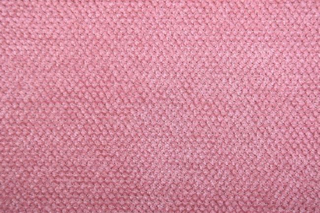 Old pink chenille knit fabric G861