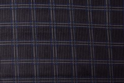 Corduroy in dark blue with a checkered pattern DS-MOR18