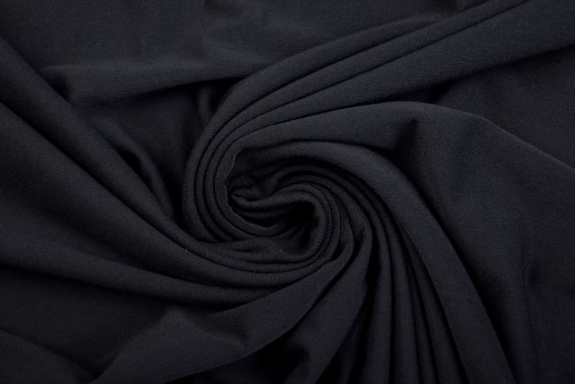 Viscose knit with polyester in black MI94051/099