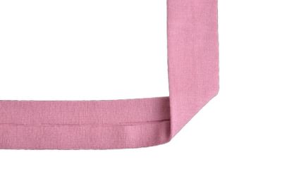 Viscose edging strip in old pink color DOKI013