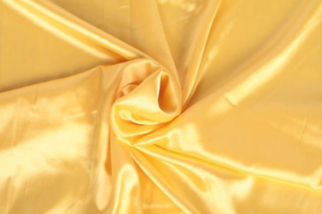 Stretch satin in yellow color 04241/034