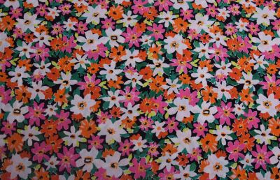 Blouse/dress fabric in black with flower print TU58472 (1)