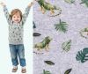 Combed tracksuit in gray heather with digital animal print 19351/063
