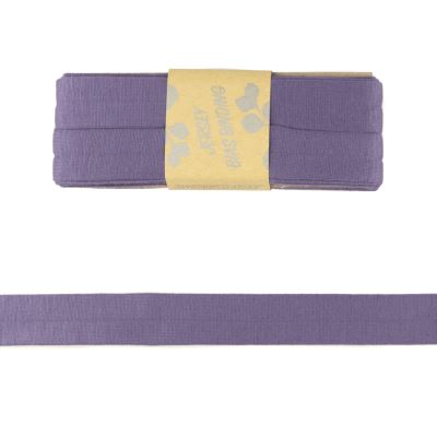 Viscose edging strip in purple color 187158