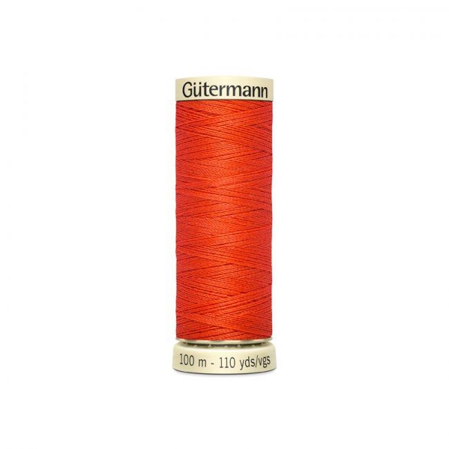 Universal sewing thread Gütermann in rich orange color 155