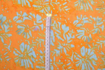 Pareo/sarong with batik flower print BALI132 (6)