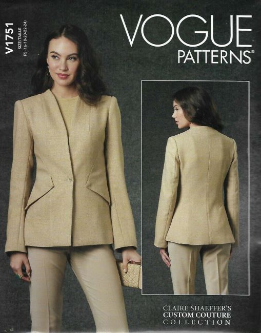 Vogue cut for dresses in size 42-50 V1751-F5