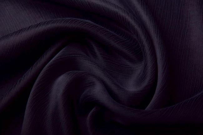 Cupro with viscose admixture in dark blue color Q1050