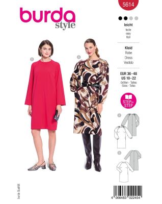 Women's dress pattern in sizes 36-48 5614