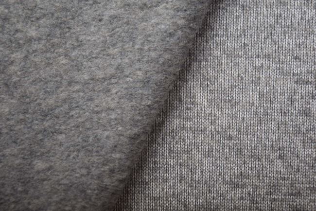 Boiled wool in light gray color DS-GL2111