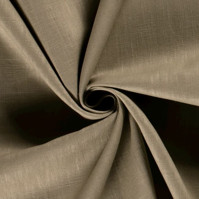 Linen in gray green color 02699/126