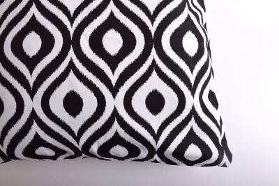 Cushion cover from Bali in cream color with decorative ornaments size 50x50 cm BALI77 (1)