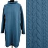 Knitwear in light blue color with braids 13423/670