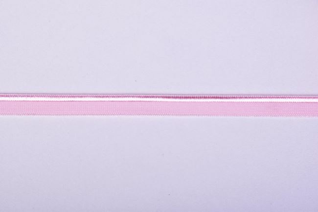 Edging elastic band in light pink, 1 cm wide 43609