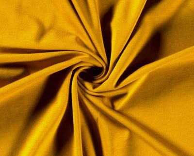Cotton knit in ocher color 10800/034