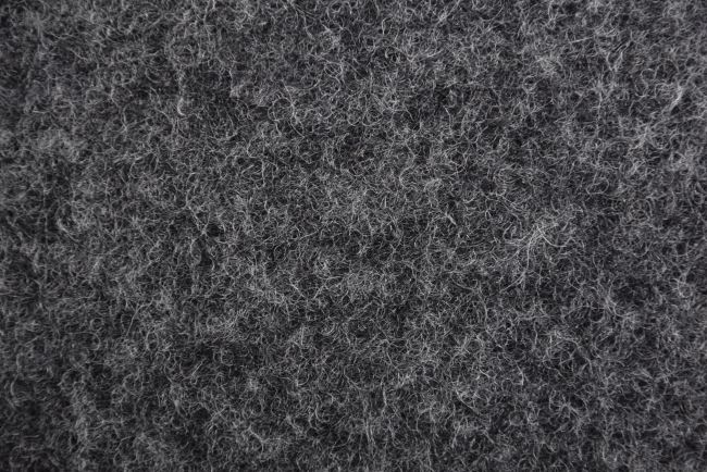 Boiled wool in dark gray color 2099/980