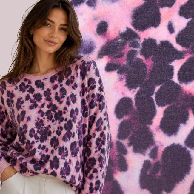 Animal print knitwear 57208/907