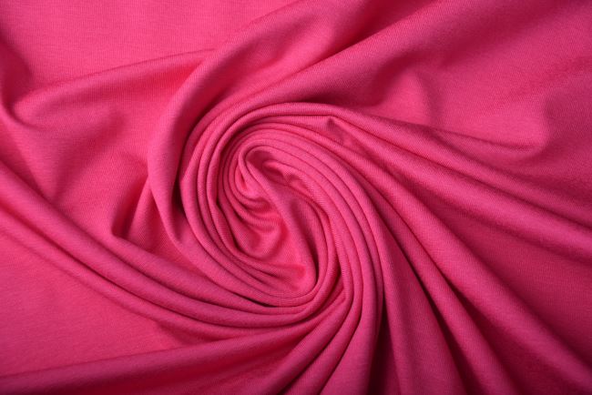 Viscose knit in dark pink color IT355