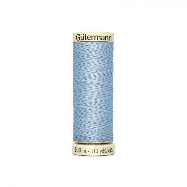 Universal sewing thread Gütermann in light blue color 75