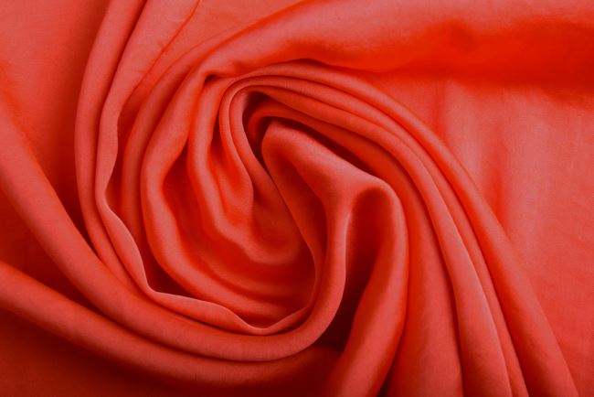 Artificial silk in red color 0296/423