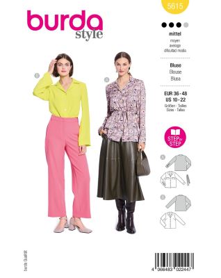 Pattern for women's blouse in size 36-48 5615