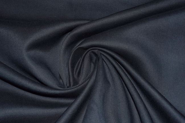 Tencel with admixture of linen in dark blue color 0873/600
