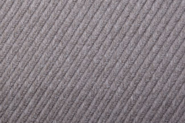 Coat fabric in gray color with decorative diagonal lines MI90823/05W