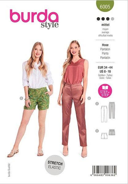 Cut for shorts and long pants 6005