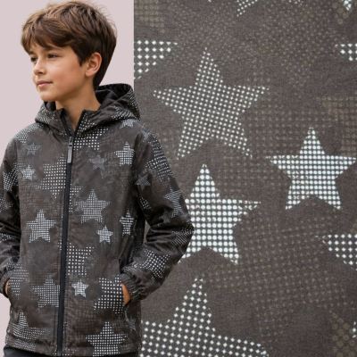 Brown leather with stars 131.179.5001 Brown leather with stars 131.179.5001