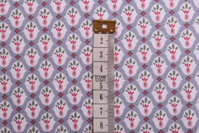 Poplin in gray color with decorative print of ornaments 19403/061 (2)