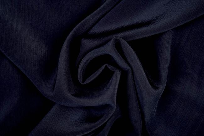 Luxurious silk with a shine in dark blue color MAR023